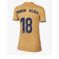 Barcelona Jordi Alba #18 Fußballbekleidung Auswärtstrikot Damen 2022-23 Kurzarm